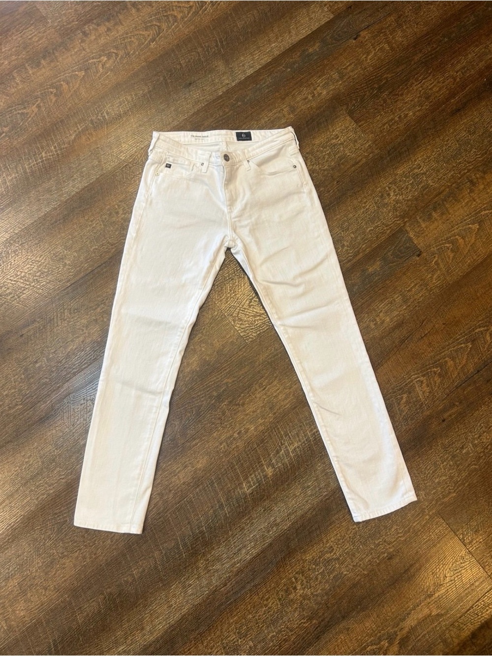 AG Adriano Goldschmied Women’s White Skinny Jeans